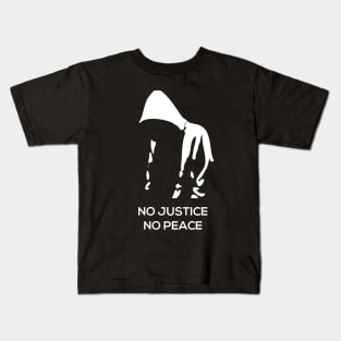 No Justice No Peace TShirt Black Lives Kids T-Shirt